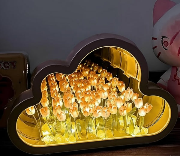 CLOUD TULIP LAMP TABLE LAMP Night Lamp (3 cm, Yellow)